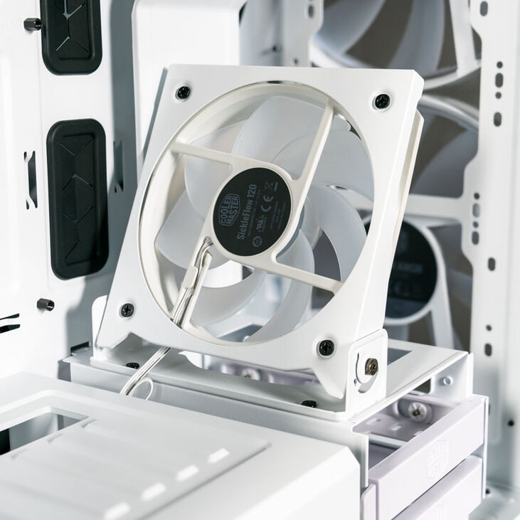 Cooler Master HAF 500, Midi-Tower, ARGB, Tempered Glass - weiß image number 7