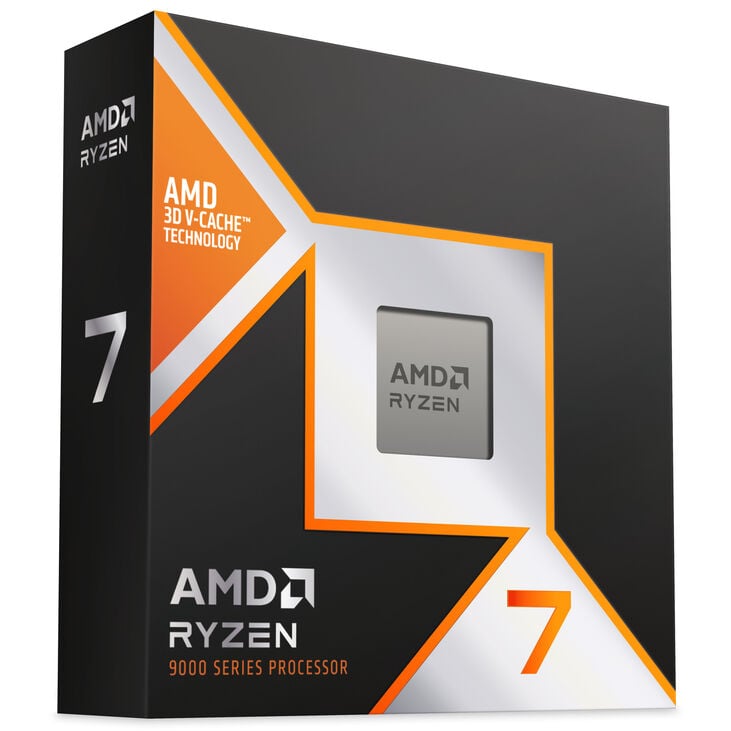 AMD Ryzen 7 9800X3D CPU, 8 cores, 5.2 GHz, Socket AM5 (Granite Ridge) - boxed, without cooler image number 6