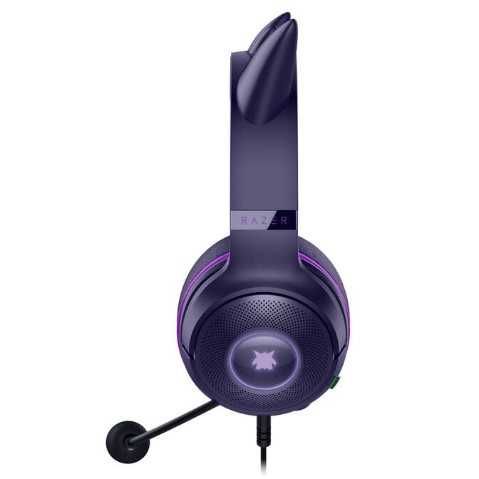 Razer Kraken Kitty V2 Gaming Headset, USB, Chroma RGB - Pok&eacute;mon Gengar Edition image number 2