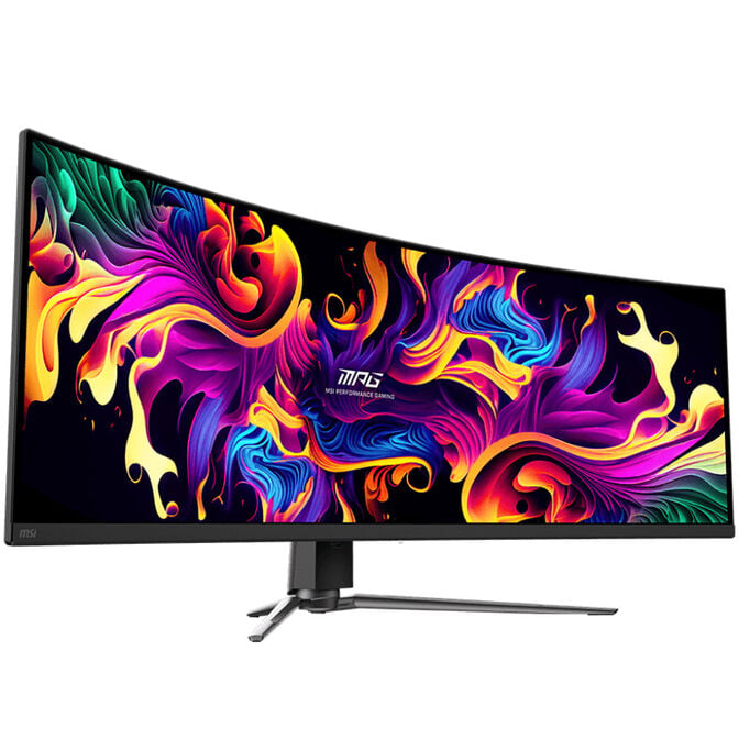 MSI MPG 491CQPDE QD-OLED, 49 inch Curved Gaming Monitor, 144 Hz, OLED image number 0