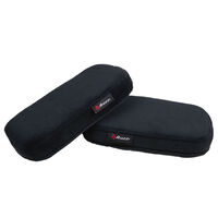Arozzi Armrest Pads, Memory Foam - Black