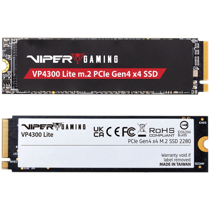 Patriot Viper VP4300 Lite SSD, PCIe 4.0 M.2 Type 2280 - 4TB image number 2
