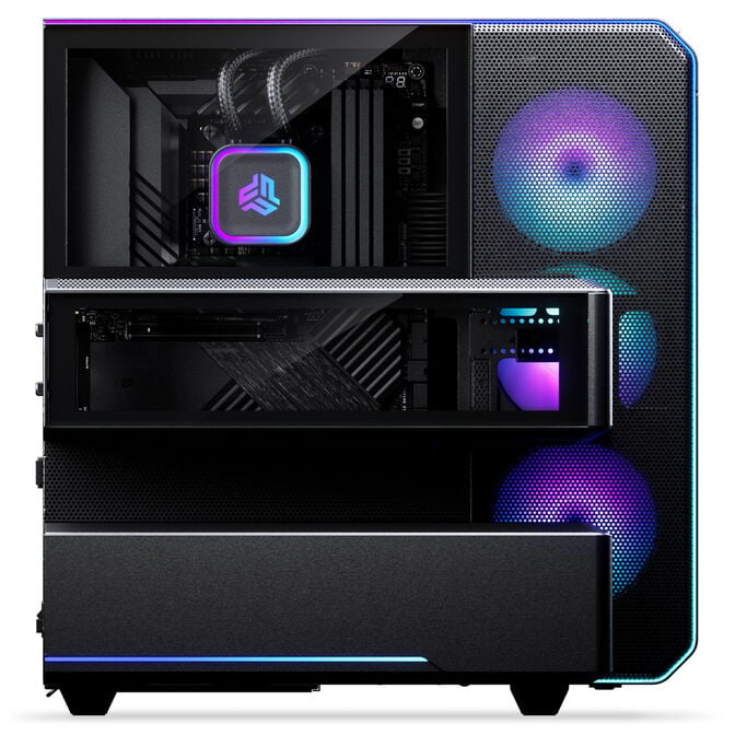 PHANTEKS EX5 Plus Midi Tower, ATX, inc. S25 360 ARGB All-in-One Liquid Cooler - Black image number 6
