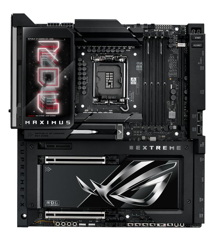 ASUS ROG Maximus Z890 EXTREME Mainboard, Sockel LGA 1851, Intel Z890, E-ATX, DDR5 image number 3