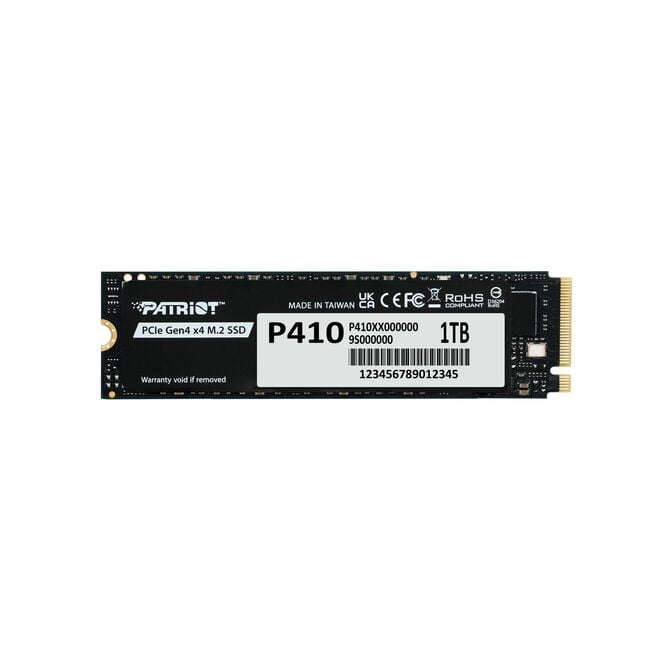 Patriot P410 SSD, PCIe 4.0 M.2 2280 - 1 TB image number 0