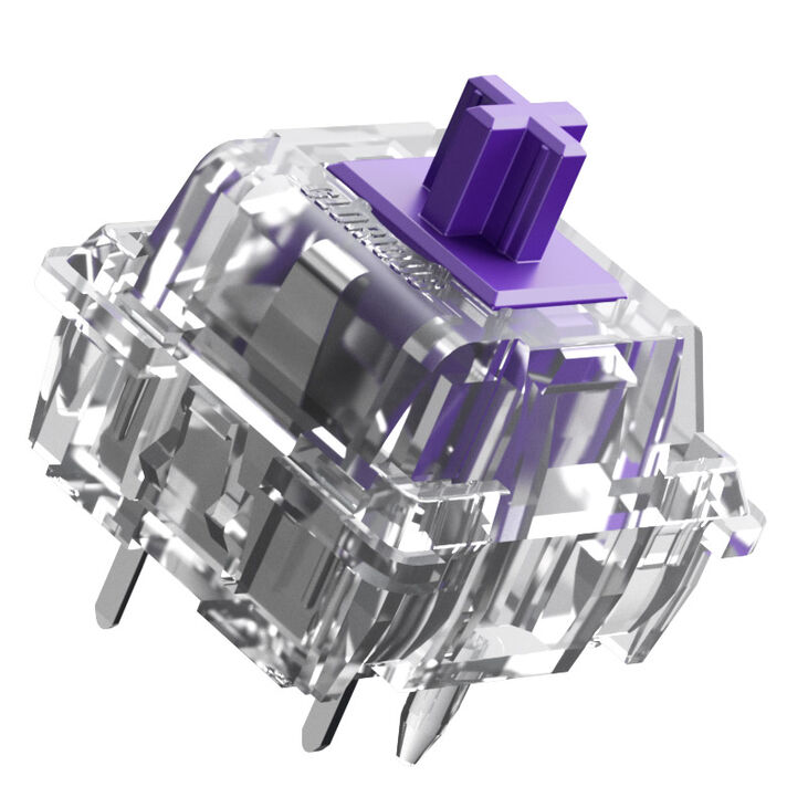 Glorious Mako Standard Switches, Mechanical, 5-Pin, Clicky, MX Stem, 45g - Lubed, 110 Pieces image number 2