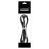 CableMod Basics Universal 12V-2x6 Cable, 90° Connector, 16-Pin to 16-Pin - Black, 60 cm, var. B image number null