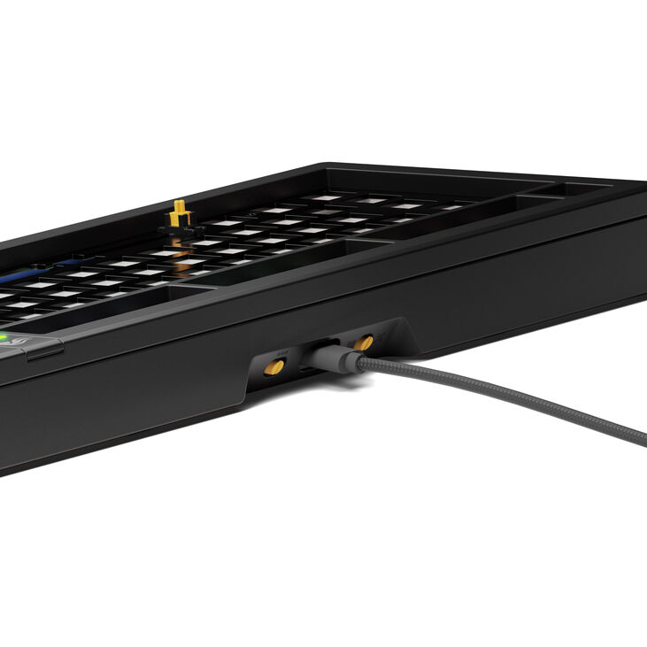 Glorious GMMK 3 75% Custom Gaming Keyboard - Barebone, ISO Layout, Black image number 3