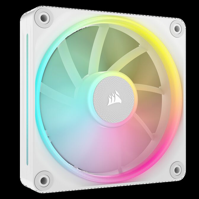 Corsair iCUE Link LX140 RGB, PWM Fan, 2-pack - 140mm, white image number 1