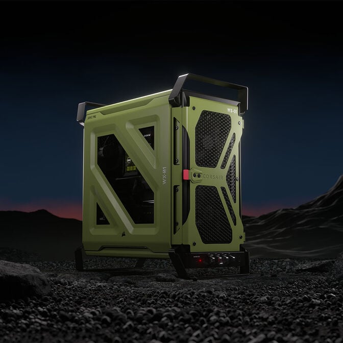 Corsair WARTHOG RS Performance Mid-Tower Case, Green image number 18