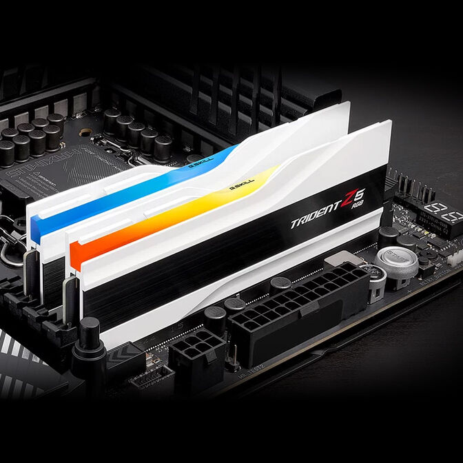 G.Skill Trident Z5 RGB, DDR5-6400, CL32, Intel XMP 3.0 - 96 GB Dual-Kit, wei&szlig; image number 4
