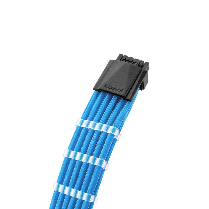 CableMod C-Series PRO ModMesh 12VHPWR Cable Kit für Corsair RM, RMi, RMx (Black Label) - hellblau image number 2