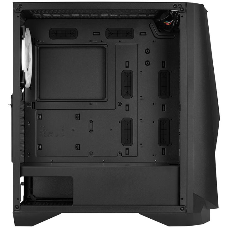Aerocool Visor Midi-Tower, Tempered Glass - schwarz image number 5