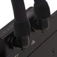 Alphacool HF Screw-in Fitting TPV Metal, 90 Degree Rotatable 12.7/7.6mm - Black image number null