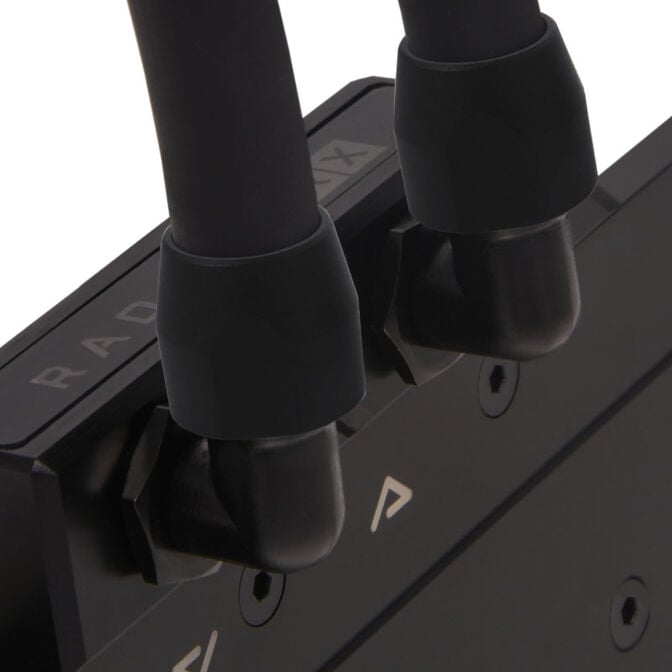 Alphacool HF Screw-in Fitting TPV Metal, 90 Degree Rotatable 12.7/7.6mm - Black image number 3
