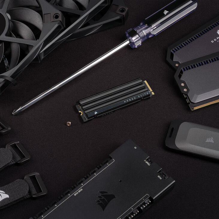 Corsair MP600 Elite NVMe SSD, PCIe 4.0 M.2 Type 2280 - 1 TB with heatsink image number 9