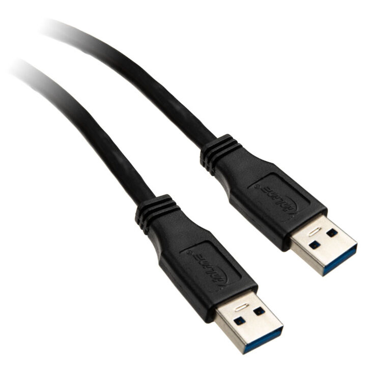 InLine USB 3.0 Kabel, A auf A, schwarz - 0,3m image number 0