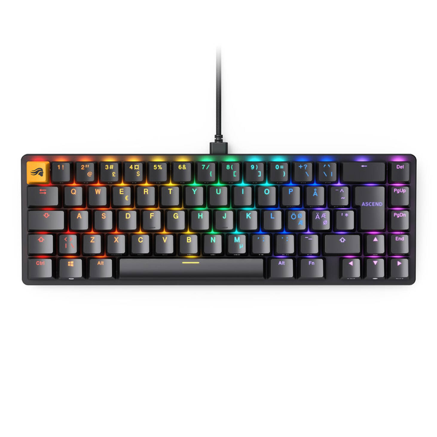 Glorious GMMK 2 Compact Gaming-Tastatur (65%, Fox Switches, RGB) für nur 43,90 € statt 129,99 €!