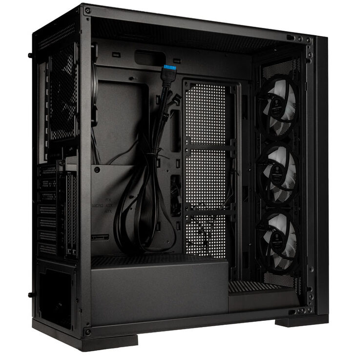 Kolink Unity Meshbay ARGB Mid Tower, Tempered Glass - Black image number 6