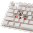Ducky One 3 Aura White TKL Gaming Tastatur, RGB LED - MX-Silent-Red (US) image number null