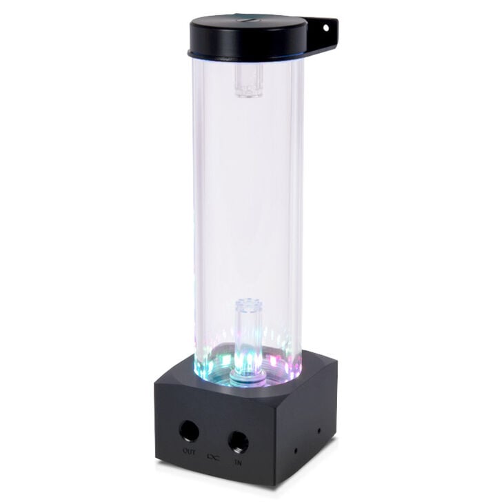 Alphacool Core 200 Aurora ARGB Ausgleichbehälter, Acryl - schwarz image number 0