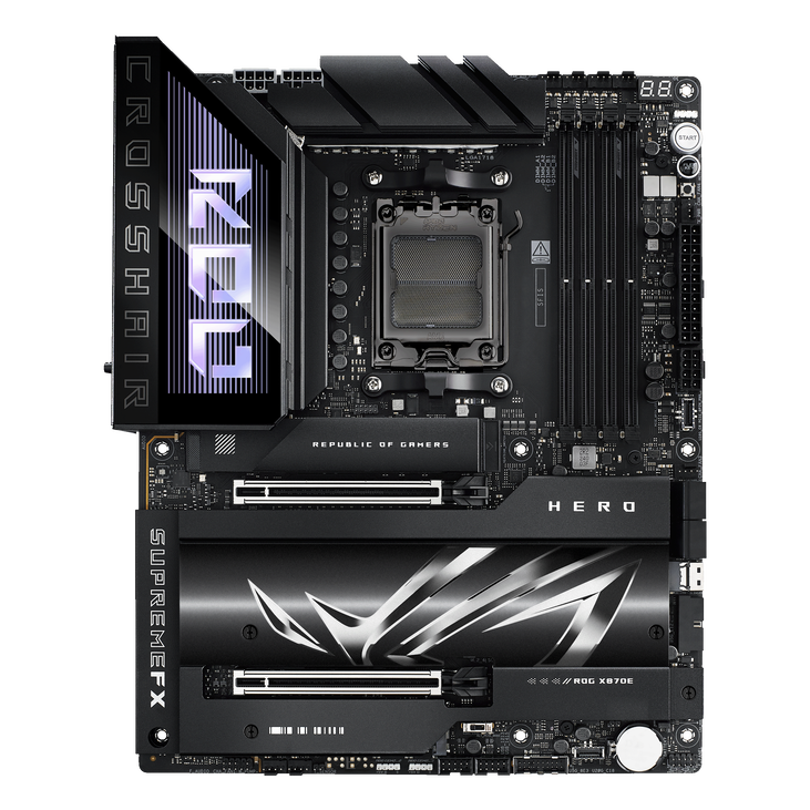 ASUS ROG Crosshair X870E Hero Mainboard, AMD X870E, Sockel AM5, DDR5 image number 2