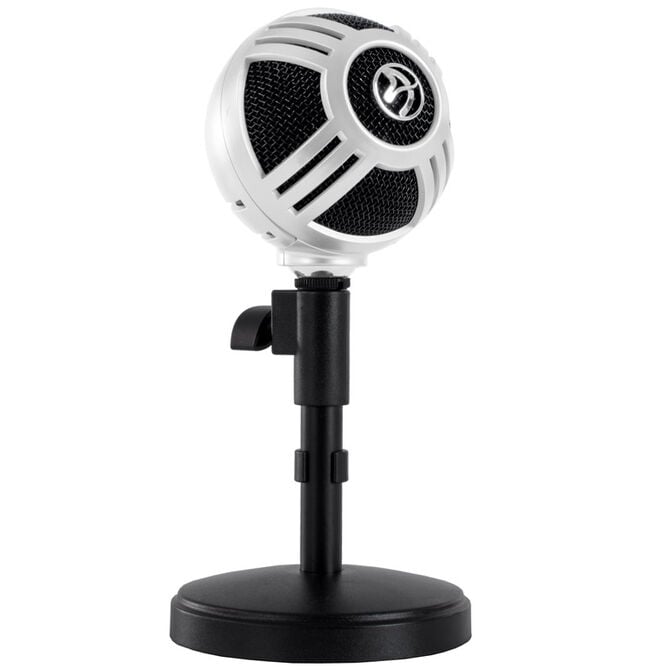 Arozzi Sfera Table Microphone, USB - white image number 1