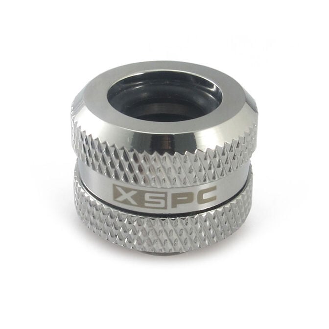 XSPC fitting G1/4" to 14mm hard tube, chrome - 8 pieces image number 2