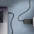 AXAGON BUCM2-CM25AB Ladekabel USB-C zu USB-C 2.0, 2,5 m, PD 240 W 5 A, ALU - Schwarz image number null