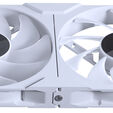PHANTEKS M25 Gen2 PWM D-RGB Fan - 140mm, White image number null