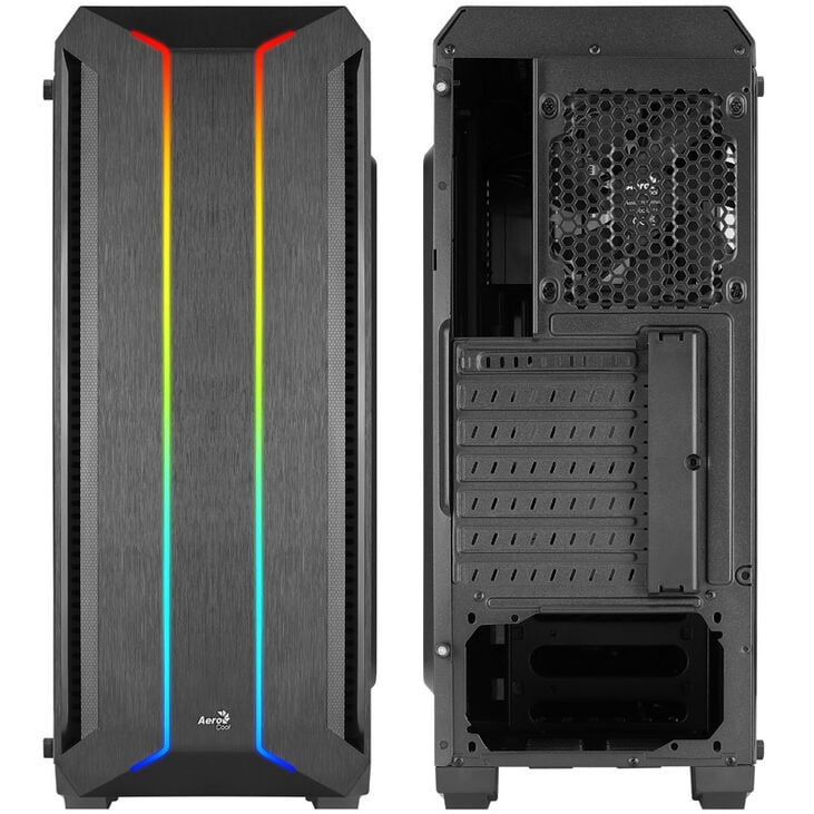 Aerocool Skyline ARGB V1 Mid Tower, acrylic glass - Black image number 2