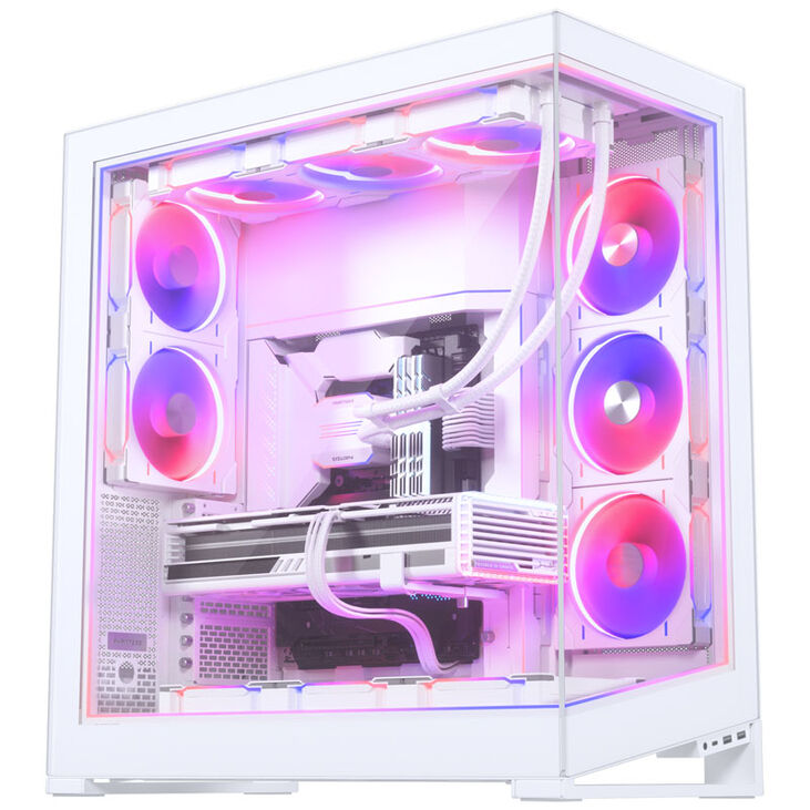 PHANTEKS NV Series NV9 E-ATX-Gehäuse, Tempered Glass, ARGB - mattweiß image number 9