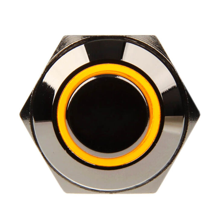 DimasTech Vandalismustaster 16mm - Silverline - gelb image number 1