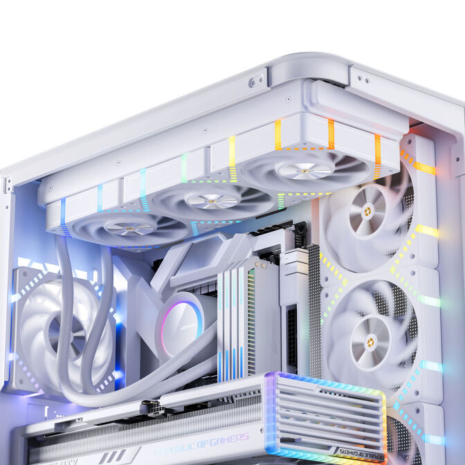 Jonsbo HF2-120 Fan, PWM, ARGB - 120mm, white image number 6