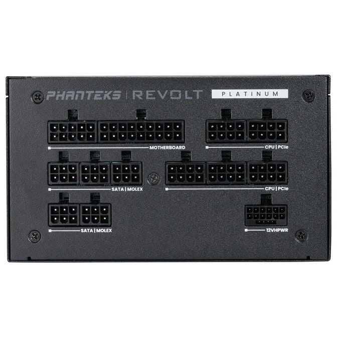 Phanteks Revolt 1200W Platinum, ATX 3.0, PCIe 5.0, vollmodular - 1200 Watt, schwarz image number 6