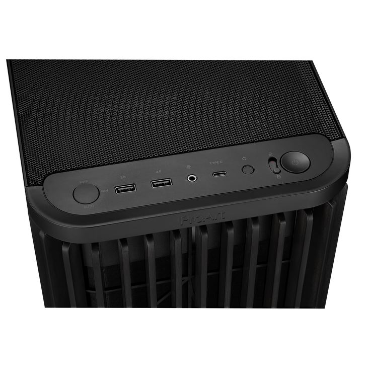 ASUS ProArt PA401 Wood Edition PC-Gehäuse, Midi-Tower, ATX - schwarz image number 4