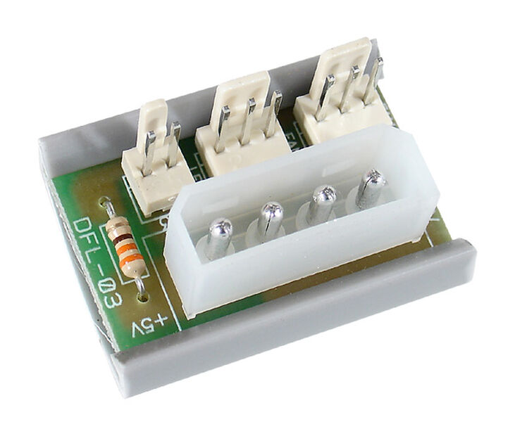 InLine Lüfter Power Adapter Platine - 4Pin Molex image number 0