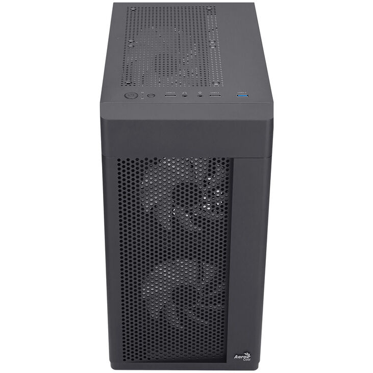 Aerocool Hexform-G-BK-v2 Midi-Tower, Tempered Glass - schwarz image number 3