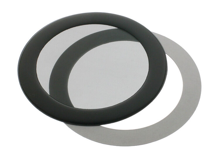 DEMCiflex Staubfilter 80mm, rund - schwarz/schwarz image number 0