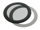 DEMCiflex Staubfilter 80mm, rund - schwarz/schwarz
