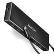 AXAGON HUE-F7C 7x USB 3.2 Gen 1 Aluminium Flat Hub, 30 cm USB-C cable image number null