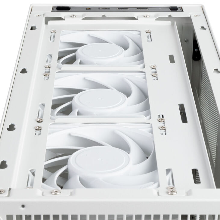 SilverStone SST-SG17W Micro-ATX / Mini ITX Case - white image number 6