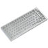 Glorious GMMK Pro White Ice 75% TKL Keyboard - Barebone, ANSI Layout, Silver image number null