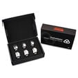 Thermal Grizzly DeltaMate Rotary Fitting - 90 Grad, Gloss Nickel, 6er-Pack image number null