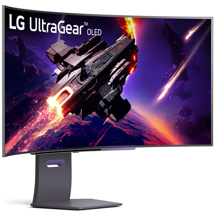 LG UltraGear OLED 45GS95QE-B, 44,5 inch Curved Gaming Monitor, 240 Hz, OLED, G-SYNC Compatible image number 0