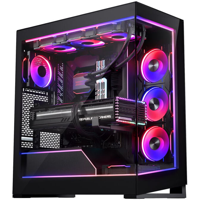 Phanteks NV5 Premium DRGB Kit + Power-Hub, 3x f&uuml;r Au&szlig;enrahmen, 1x Mainboard Kabel-Cover - schwarz image number 2