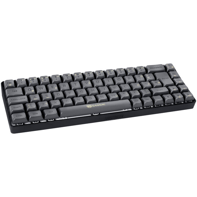 GAMIAC TKL69G SF Gaming Keyboard, Kailh Blue Switches, RGB - black/grey image number 1