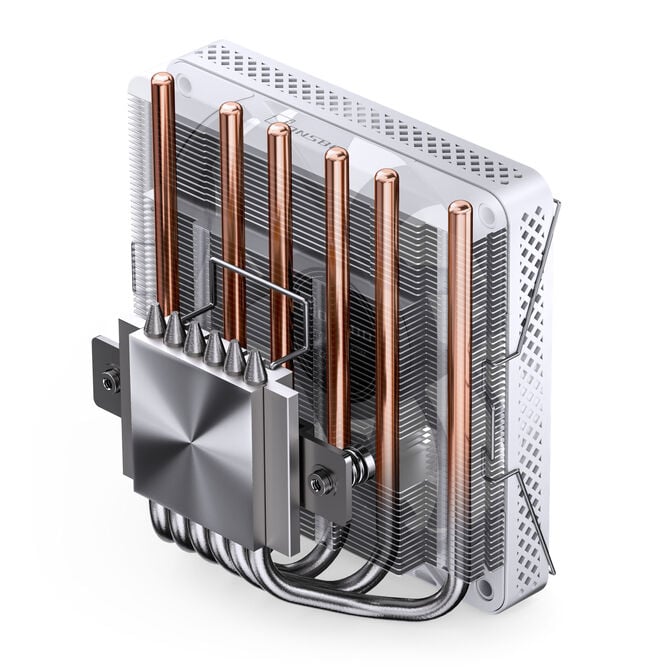 Jonsbo HP600 CPU-K&uuml;hler, RGB - 120mm, wei&szlig; image number 9