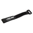 InLine Velcro Straps 20x200mm, Pack of 10 - Black image number null