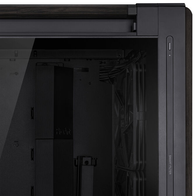 ASUS ProArt PA602 Midi-Tower PC-Geh&auml;use, E-ATX, Echtholz, Tempered Glass &ndash; Schwarz image number 11
